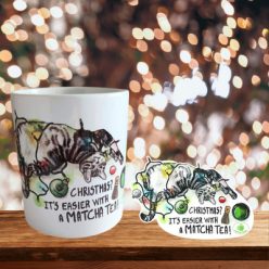 Matcha Cica bögre
