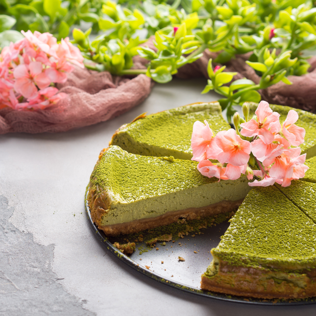 Matcha Cheesecake (sütés nélküli) Frissítő, krémes süti egyszerű elkészítéssel.