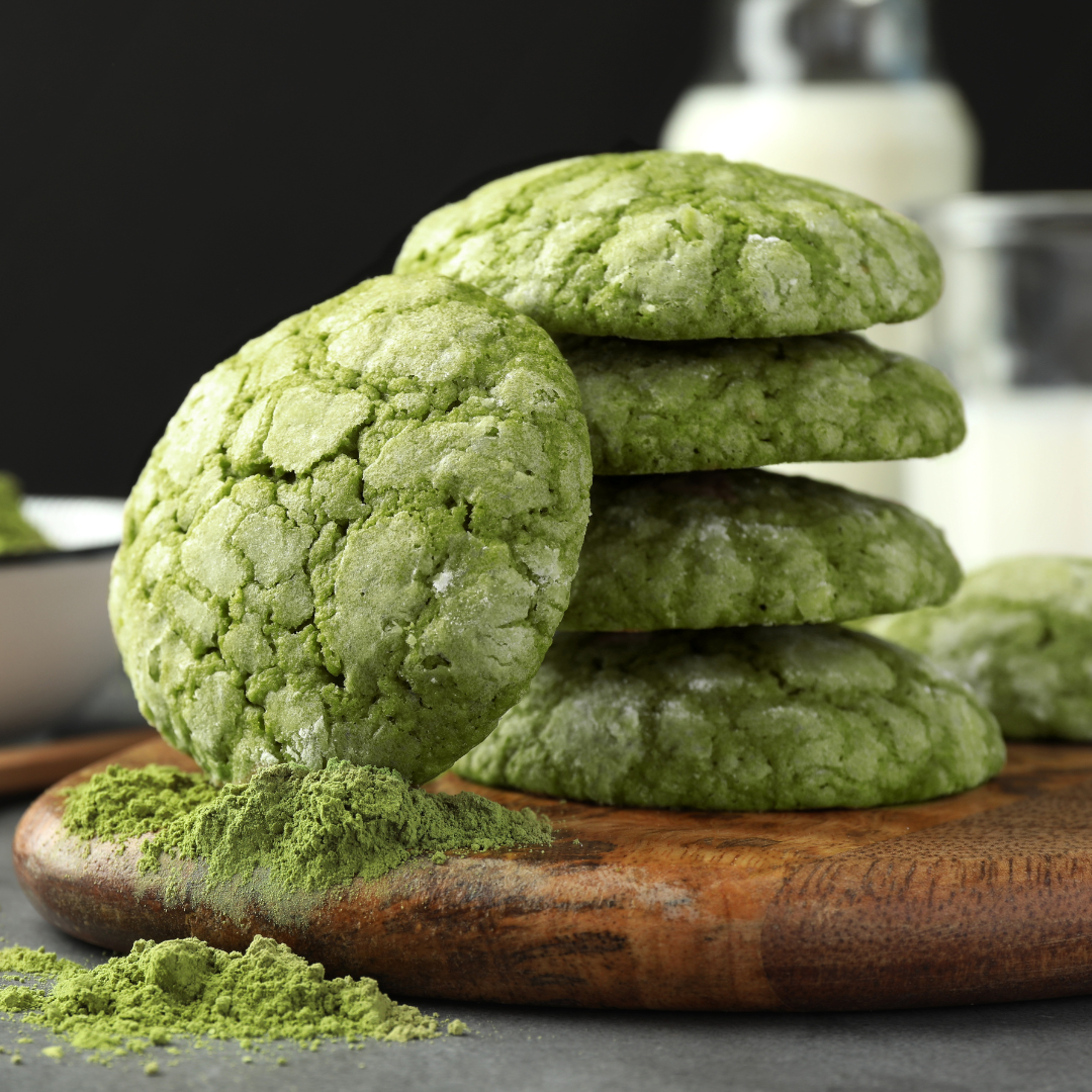 Gluténmentes Matcha Kekszek (mandulaliszttel)