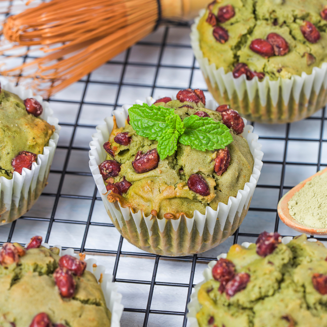Vegán Matcha Muffinok